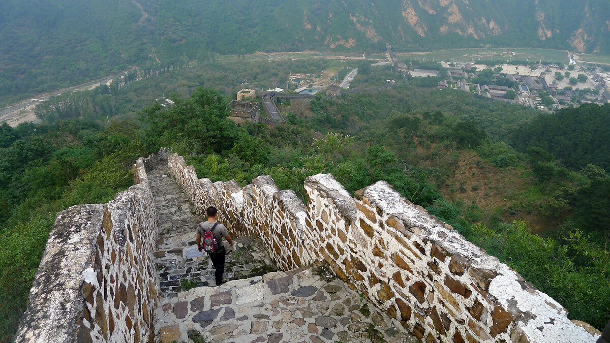 Repaired Great Wall at Huangyaguan