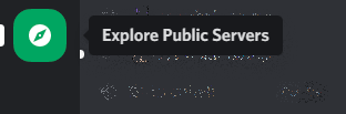 Screenshot of Discord Explore Public Servers option