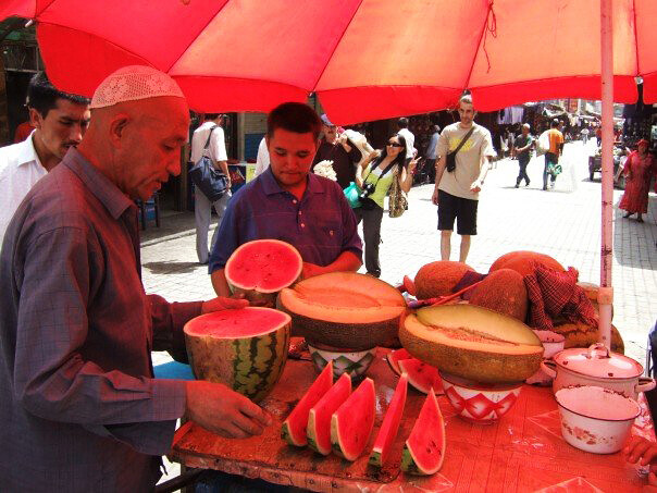 Melon seller, Kashgar