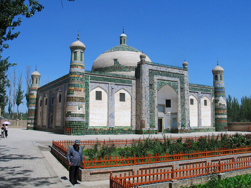 The Green Mosque in the Afaq Khoja mausoleum complex