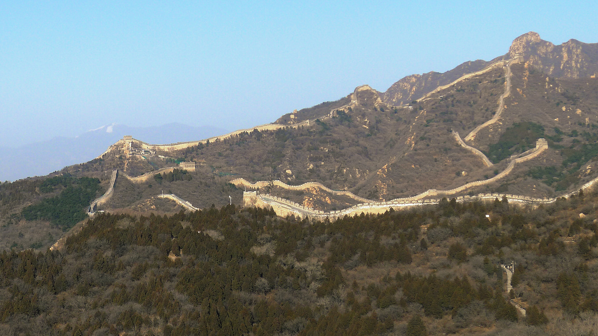 Badaling Great Wall with Haituo Mountain just visible in the back.