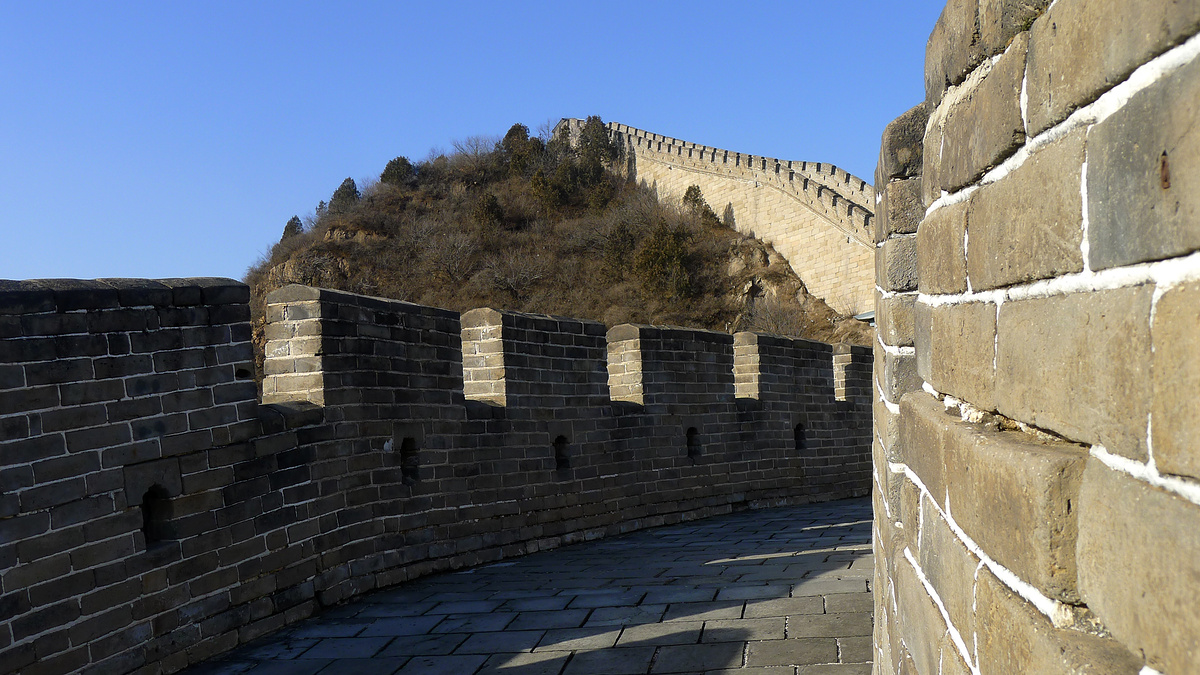 Turns on the Shuiguan Great Wall