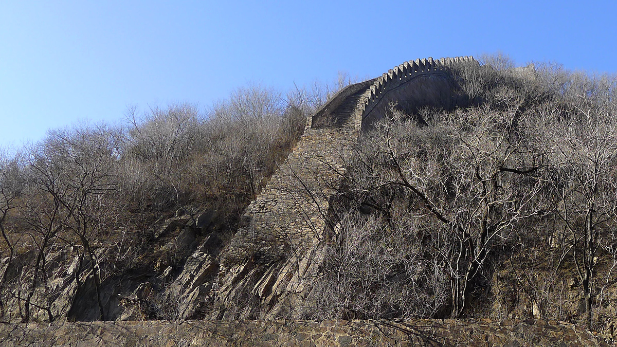 The north side of Great Wall at Qinglongqiao