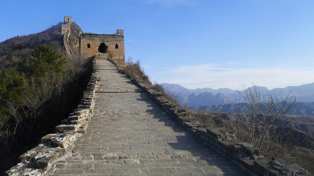 Towers on the Great Wall on the east side of Simatai.