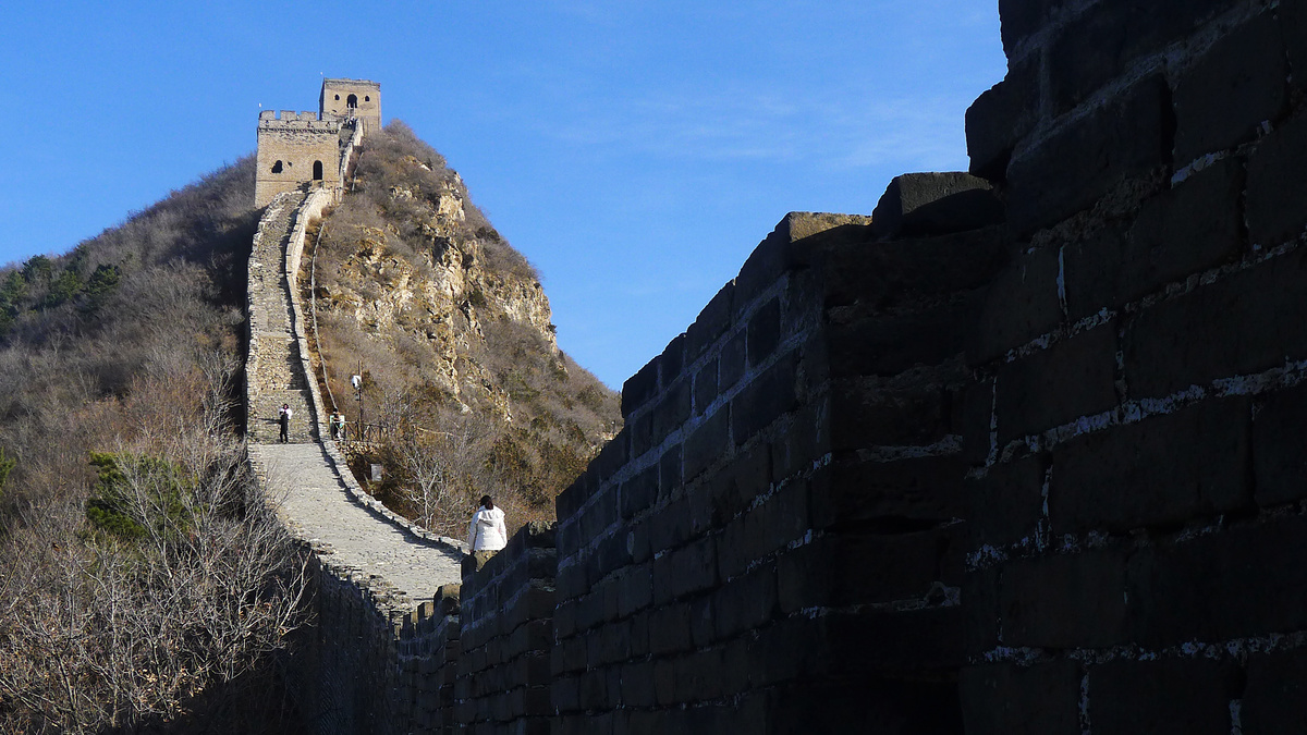 Towers on the Great Wall on the east side of Simatai.