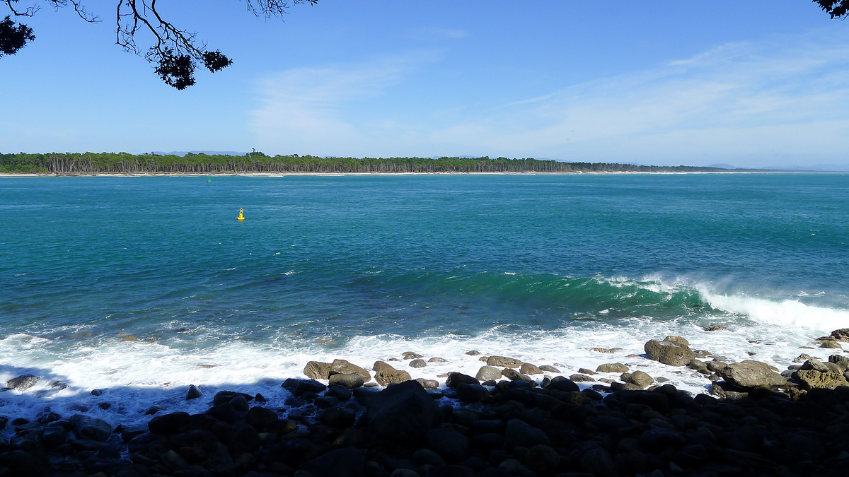 Mount Maunganui track - view to Matakana