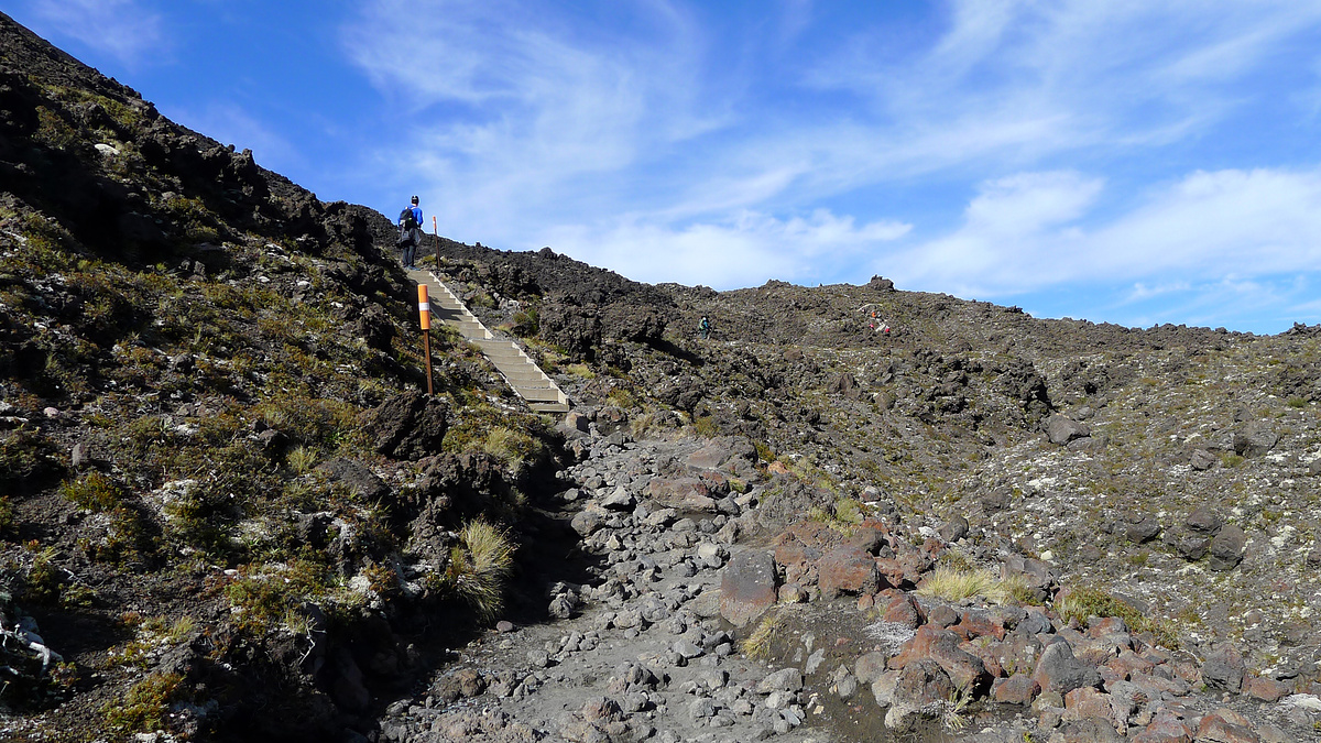 Devil’s Staircase, Tongariro Alpine Crossing