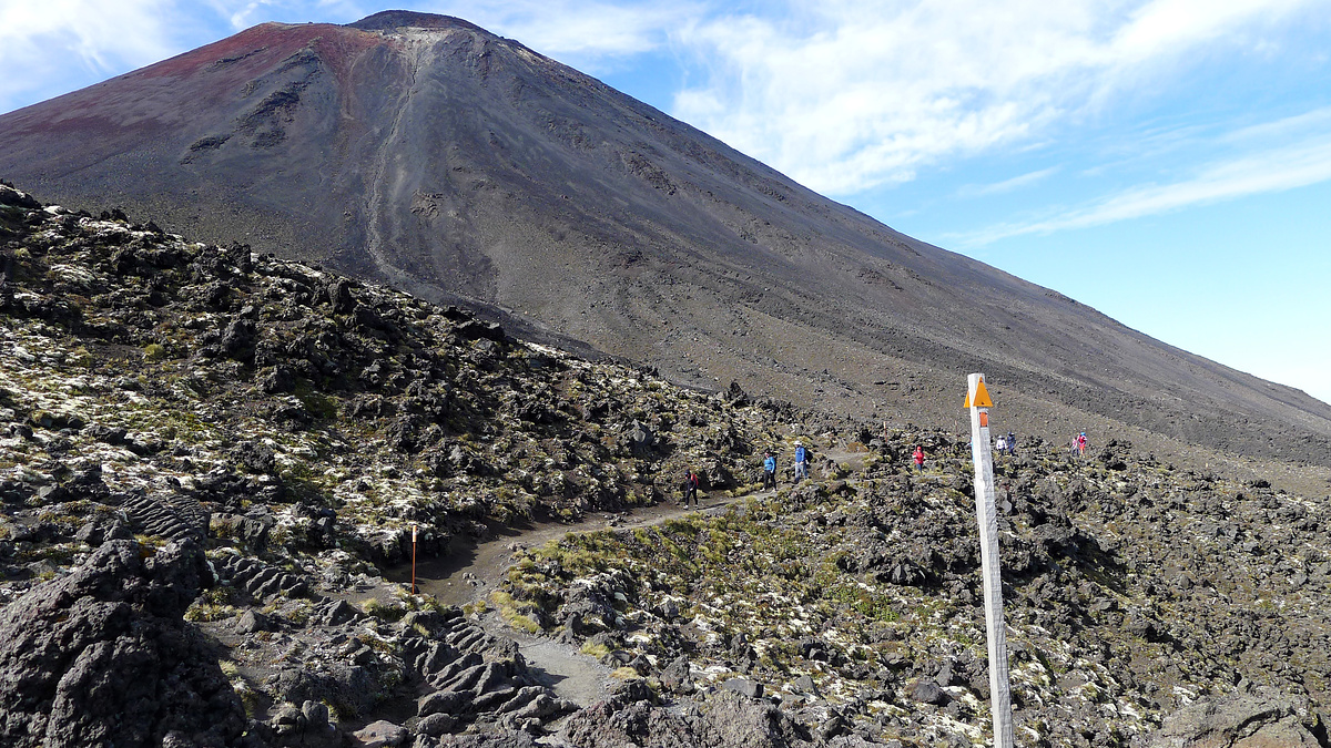 Devil’s Staircase, Tongariro Alpine Crossing