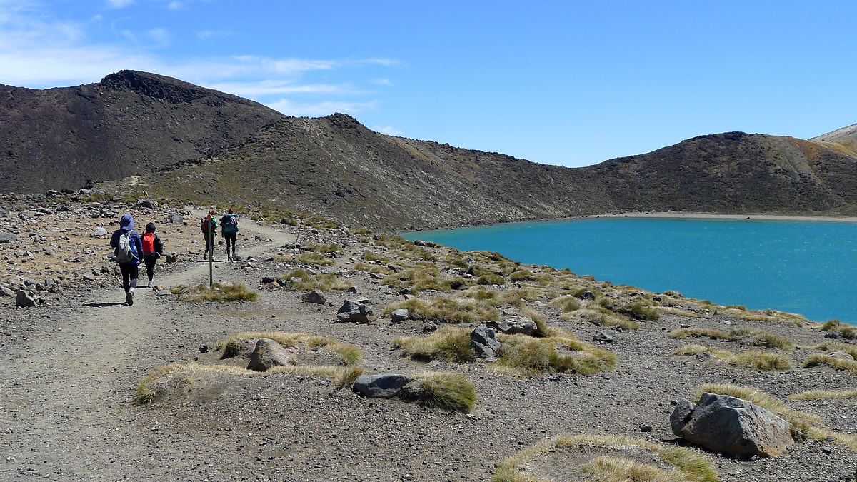 Blue Lake, Tongariro Alpine Crossing