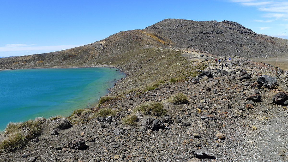 Blue Lake, Tongariro Alpine Crossing