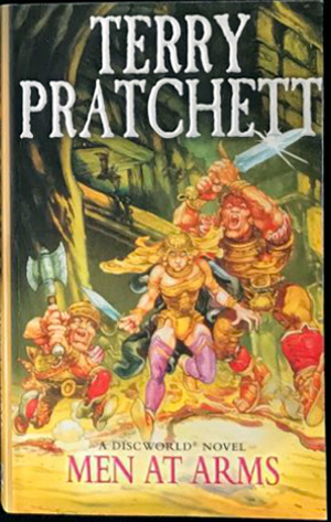 Cover of 'Men at Arms' by Terry Pratchett