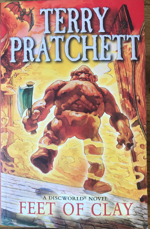 Cover image Terry Pratchett 'Feet of Clay'