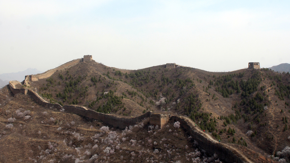 Springtime view of the General’s Tower at Gubeikou