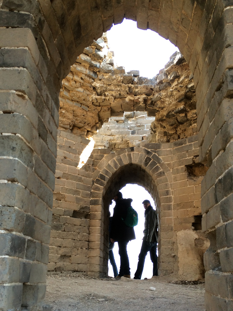 Inside the large tower next to the General’s Tower.