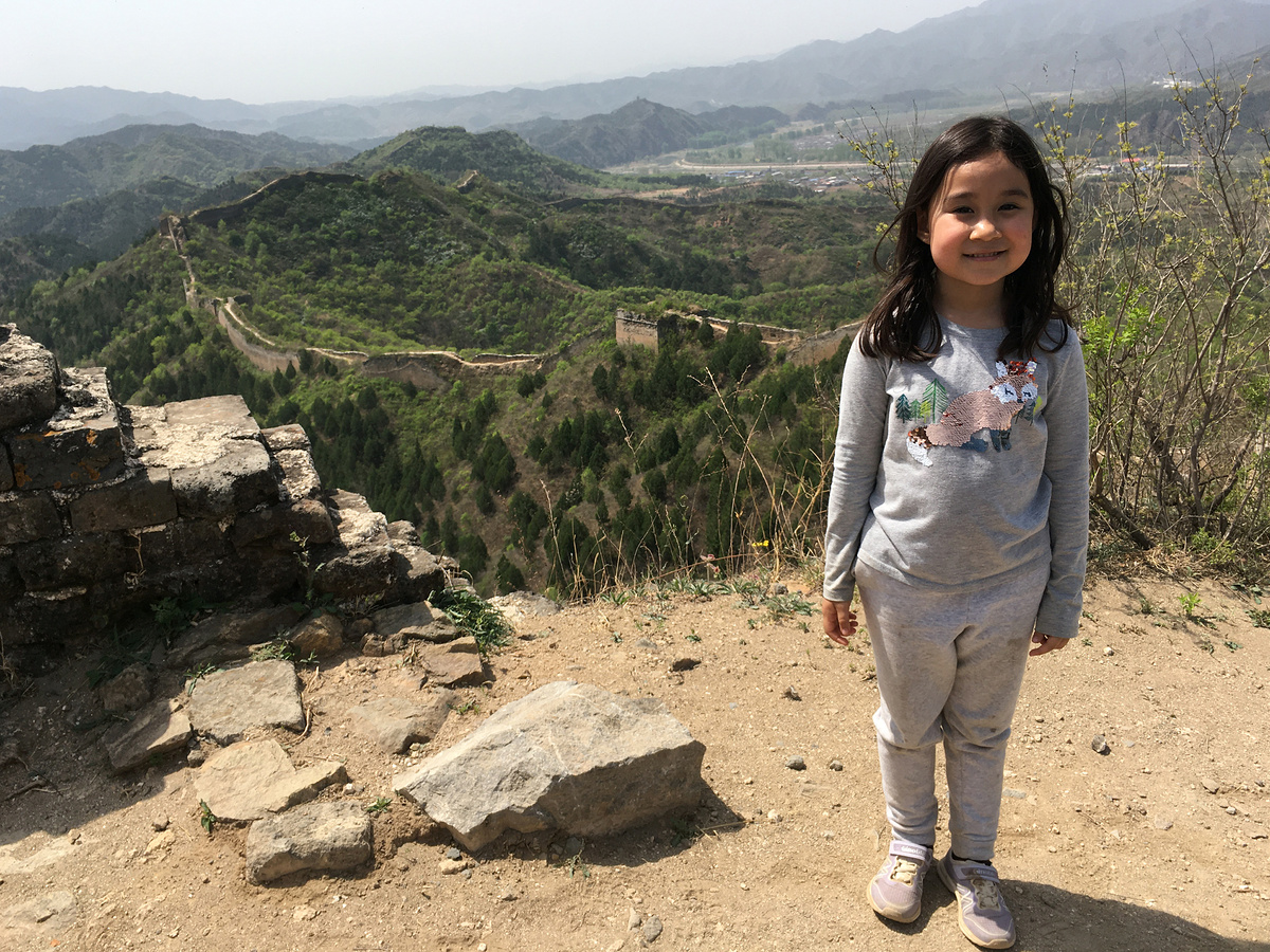 Little H on the Great Wall.