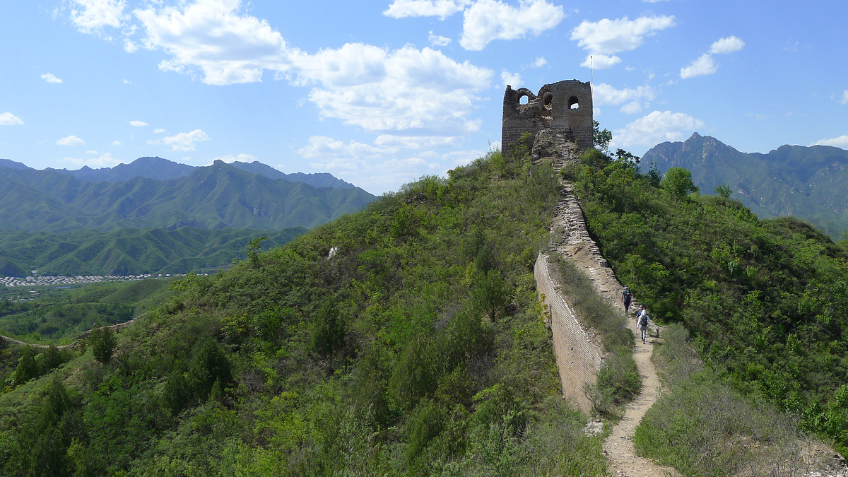 Looking back to the General’s Tower.