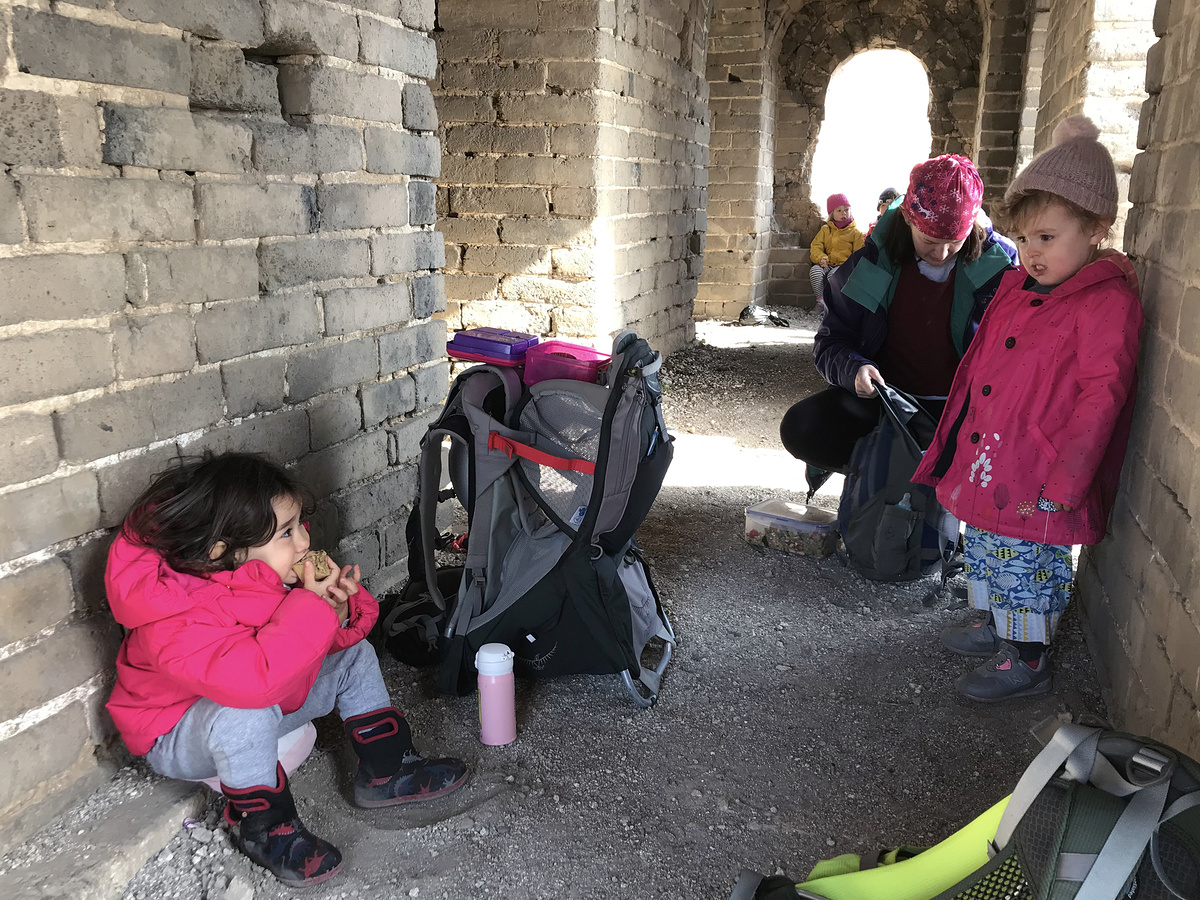 Snacking in the tower