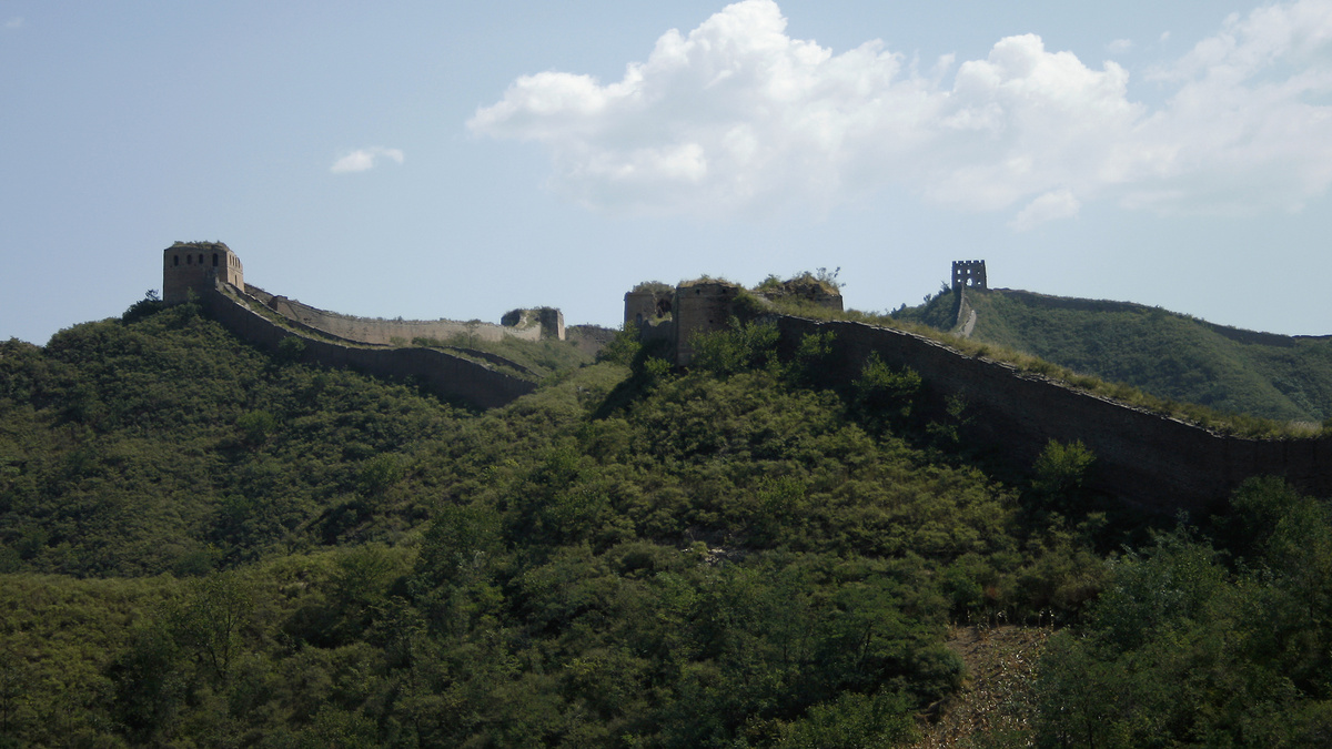 The base of a ruined tower.