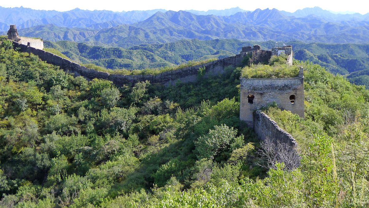 Great Wall near Gubeikou’s 24-Eyes Tower.