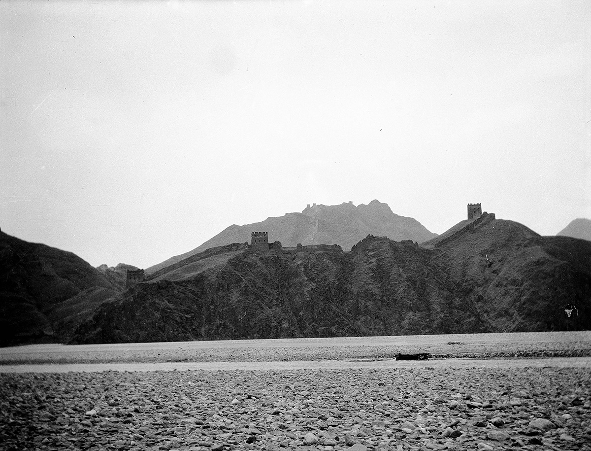 Historical photo of Gubeikou Great Wall