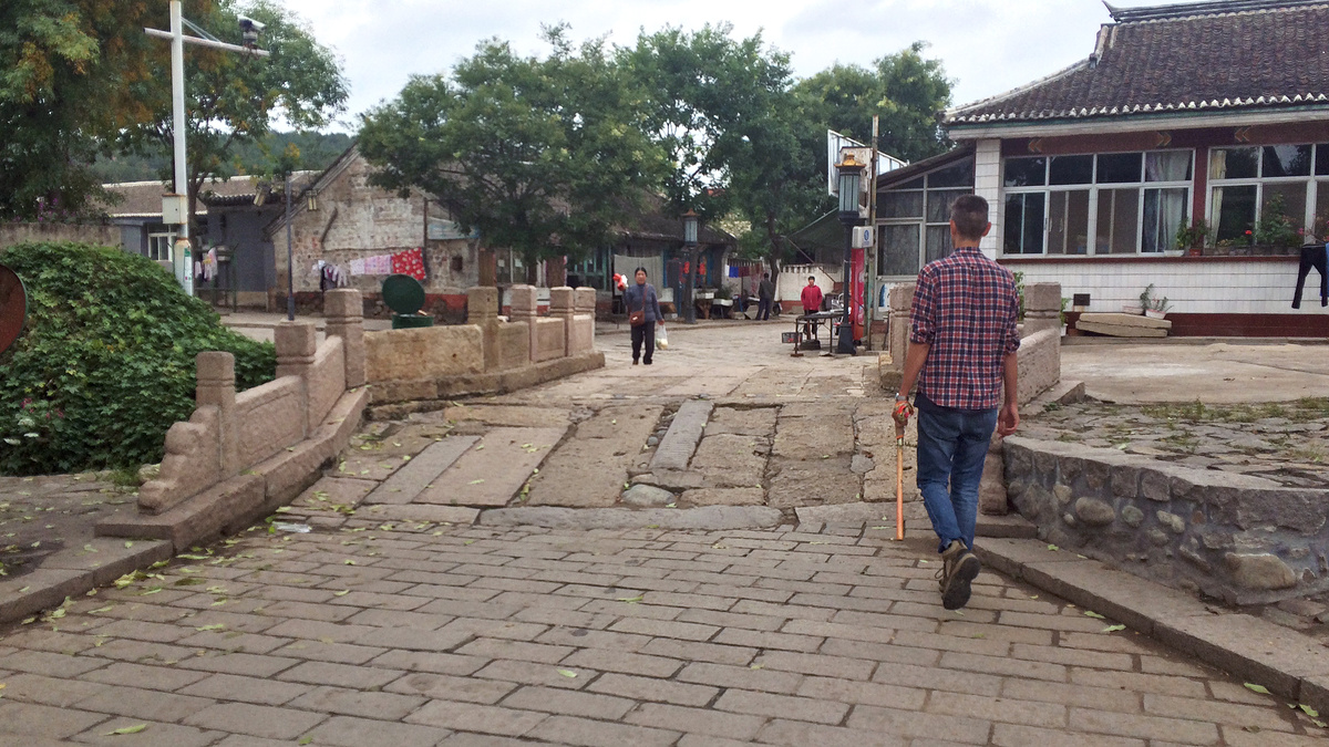 A bridge in Gubeikou village