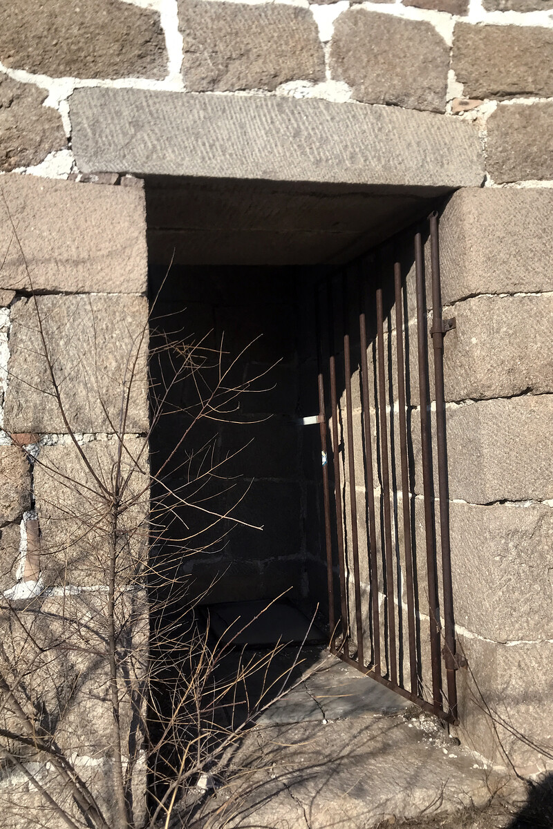 A small gate in the foundation of the Great Wall