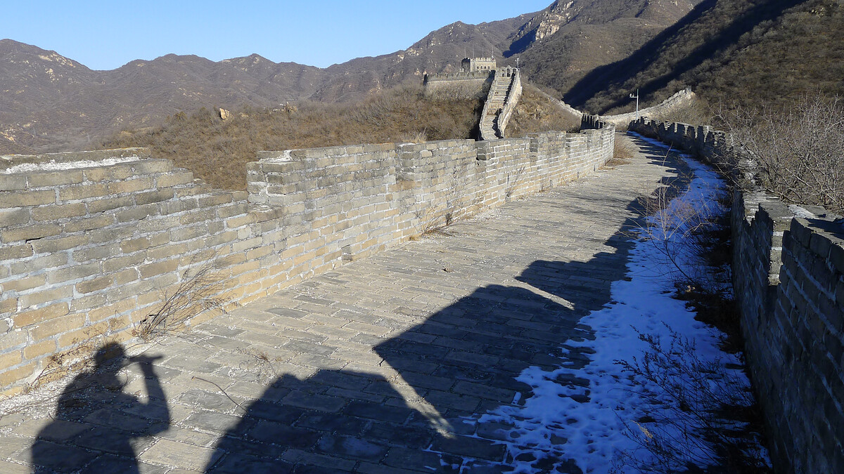 Shadows on the Great Wall.