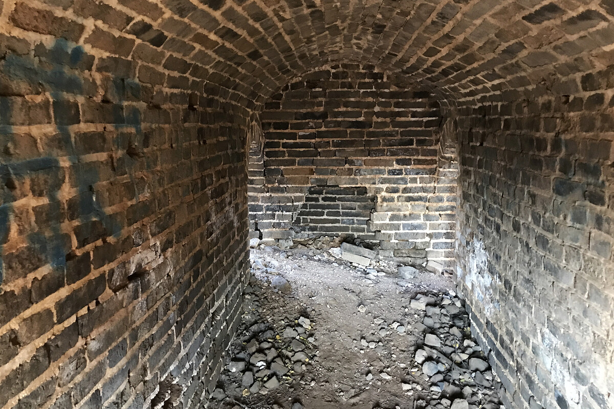 Inside a Great Wall tower
