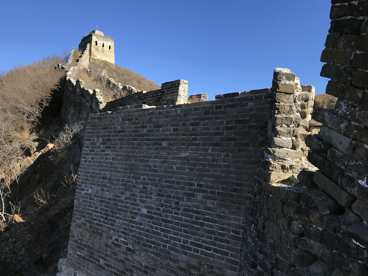 Great Wall with a tower beyond