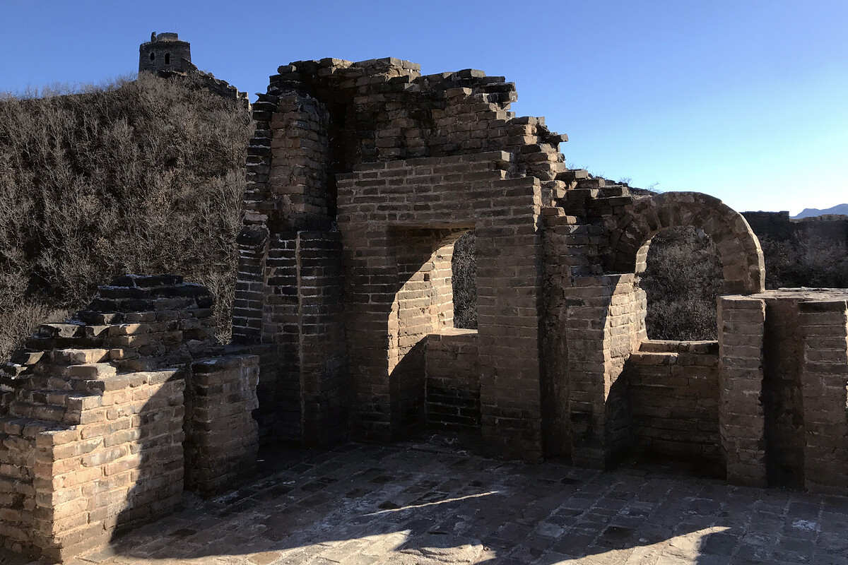 Wall of a Great Wall tower.