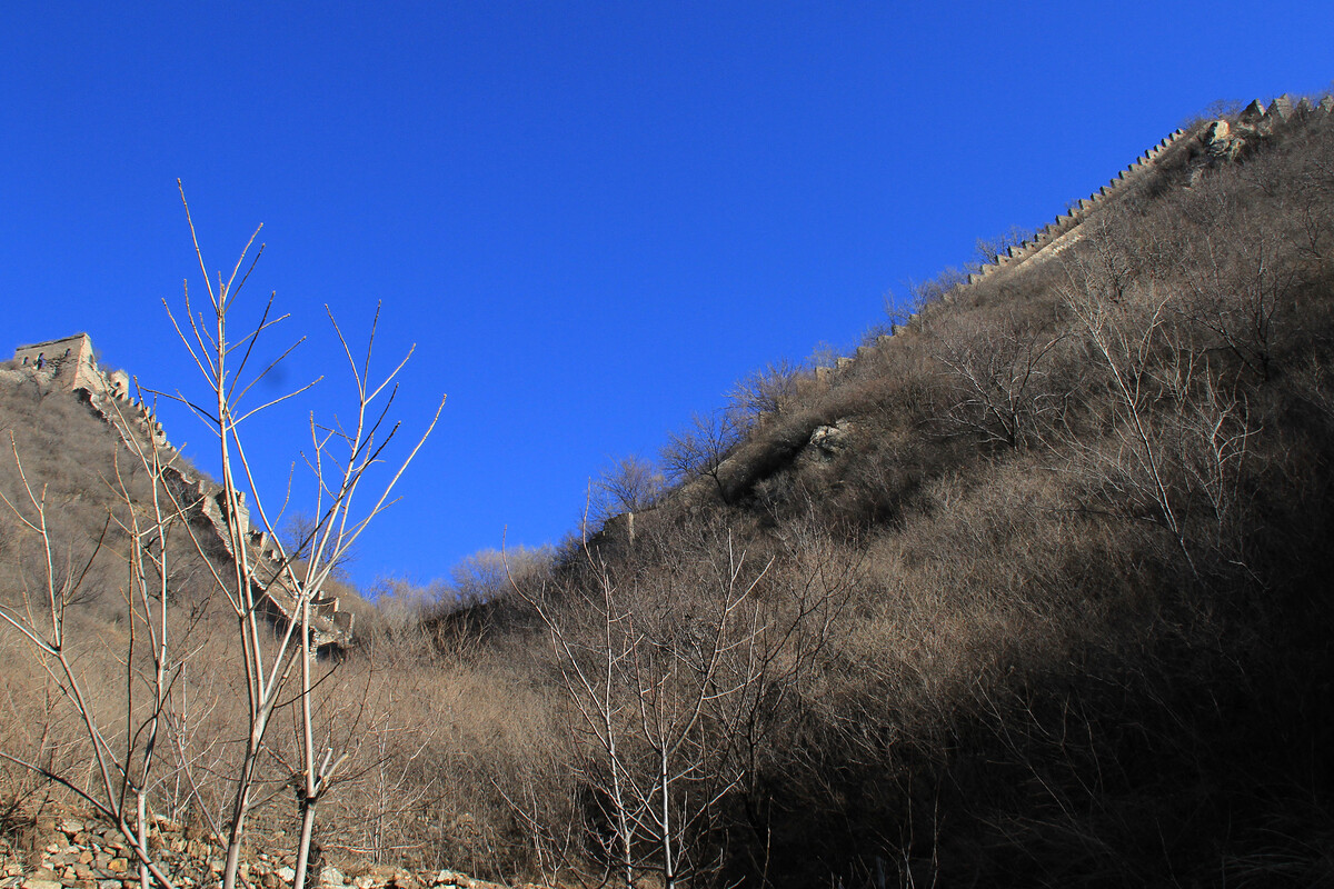 Great Wall on a hill.
