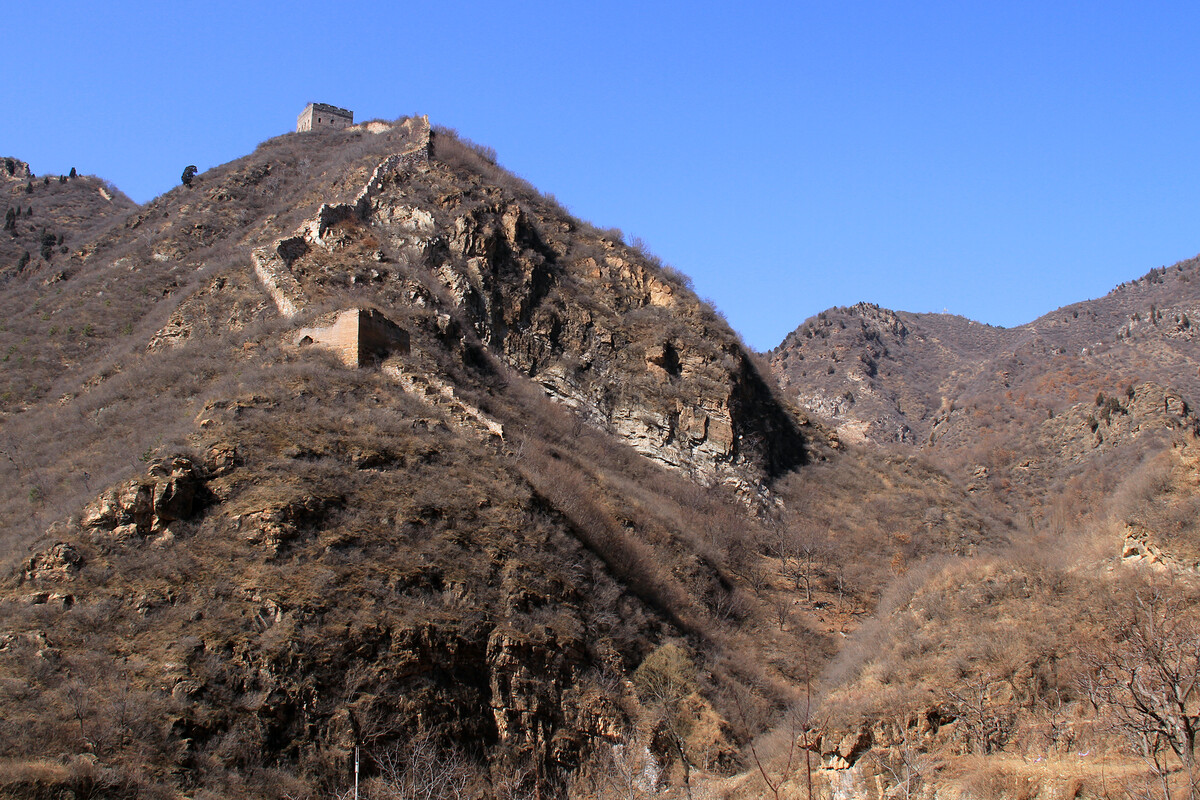 Great Wall and towers on a ridge